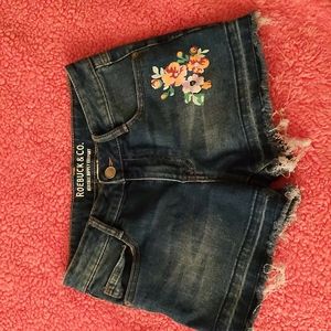 Girls shorts M blue
